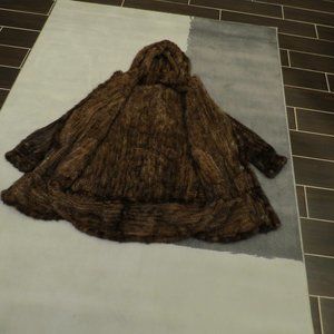 REAL MINK FUR WINTER WOMEN COAT!!!!